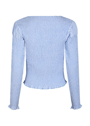Sirine smock bluse Lyseblå Neo Noir 